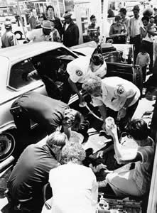 Seattle Medic One paramedics resuscitate a patient during paramedic training